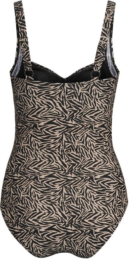 BEACHWAVE corrigerend badpak beige zwart - Foto 3