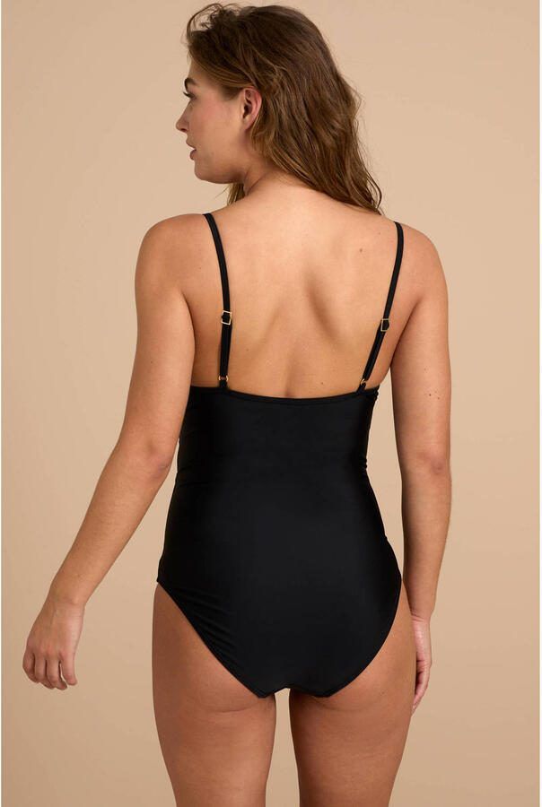BEACHWAVE corrigerend badpak met mesh details zwart - Foto 2