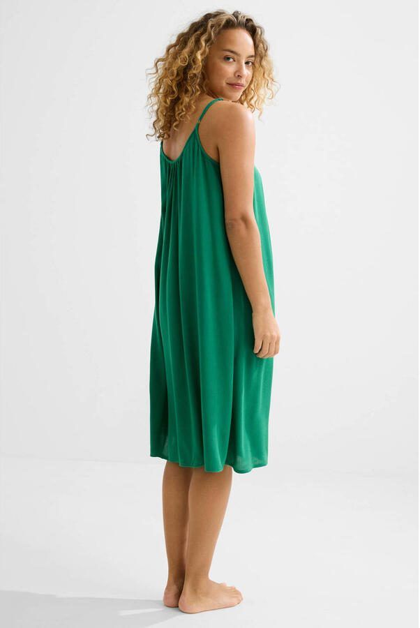 BEACHWAVE crinkle strandjurk groen - Foto 2