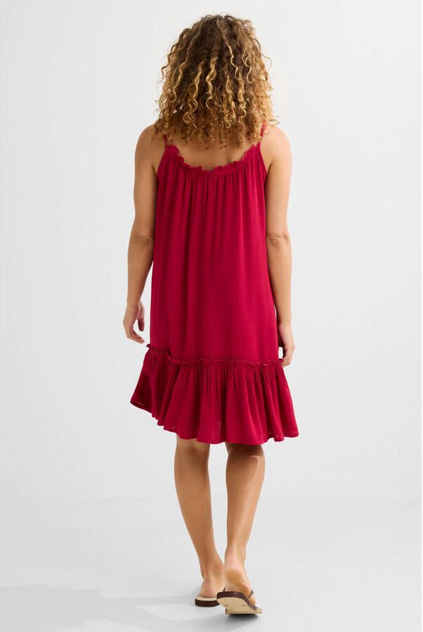 BEACHWAVE crinkle strandjurk rood - Foto 2