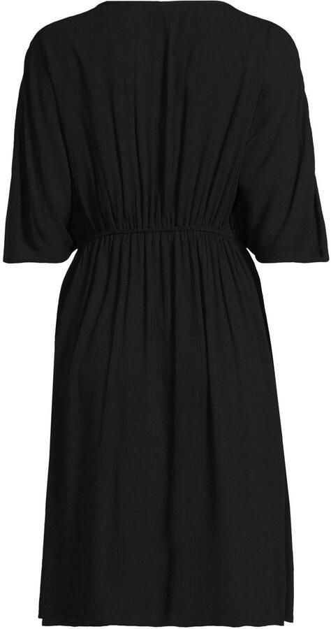 BEACHWAVE crinkle strandjurk zwart - Foto 3