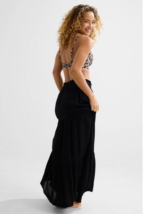 BEACHWAVE crinkle strandrok zwart - Foto 2