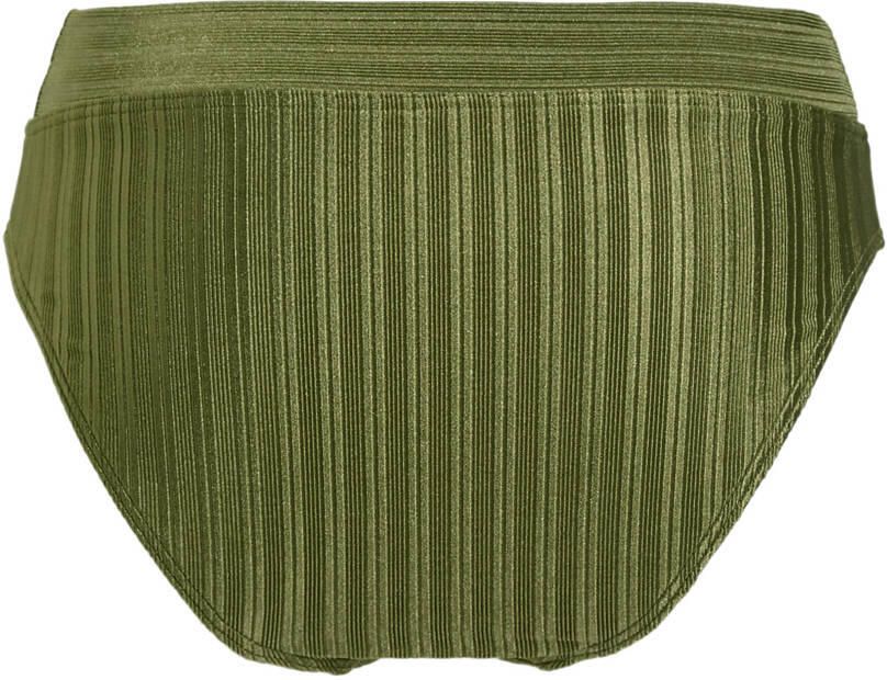 BEACHWAVE high waist bikinibroekje groen - Foto 1