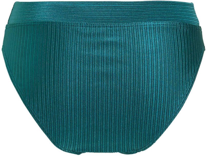 BEACHWAVE high waist bikinibroekje petrol