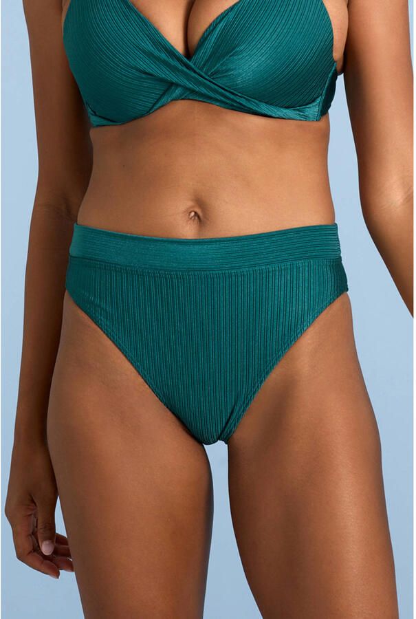 BEACHWAVE high waist bikinibroekje petrol - Foto 2