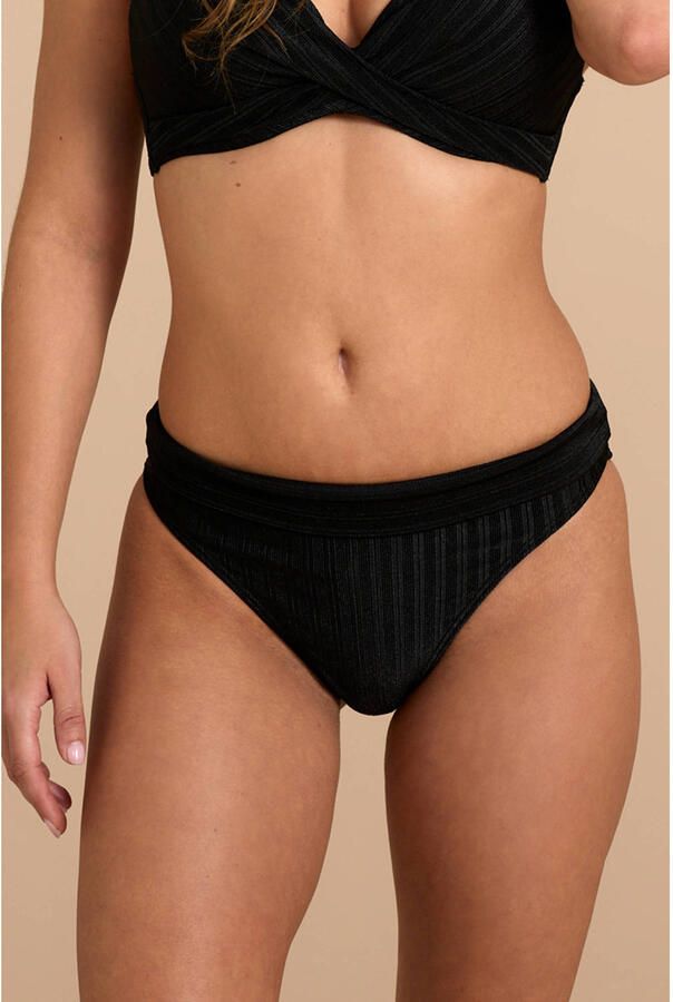 BEACHWAVE high waist bikinibroekje zwart - Foto 2
