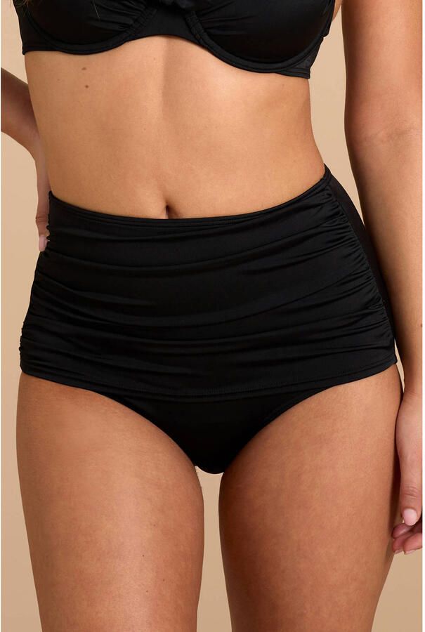 BEACHWAVE high waist bikinibroekje zwart - Foto 2