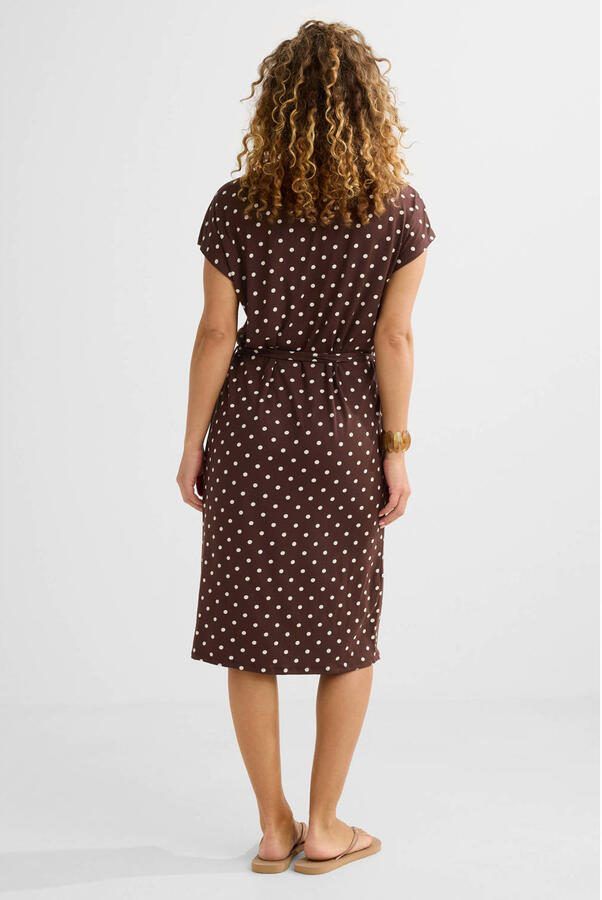 BEACHWAVE jurk donkerbruin - Foto 2
