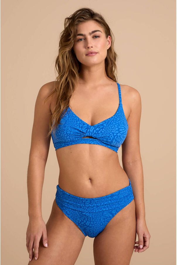BEACHWAVE omslag bikinibroekje blauw - Foto 3