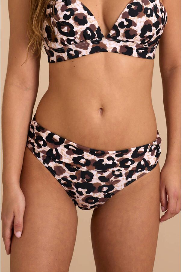 BEACHWAVE omslag bikinibroekje bruin zwart beige - Foto 2
