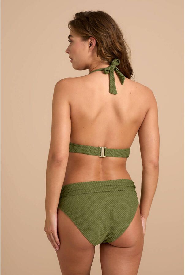 BEACHWAVE omslag bikinibroekje met lurex groen - Foto 4