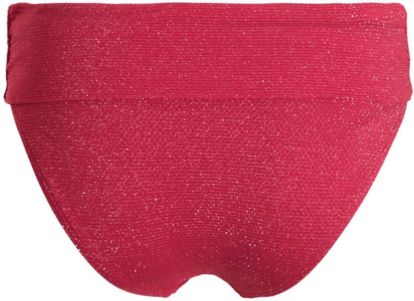 BEACHWAVE omslag bikinibroekje met lurex rood