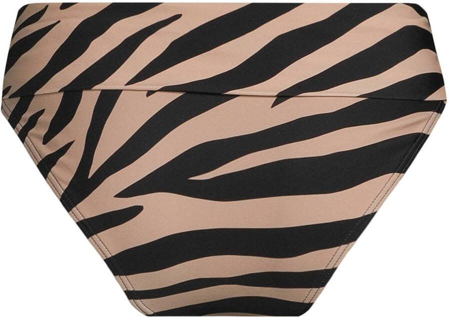 BEACHWAVE omslag bikinibroekje zwart taupe - Foto 2