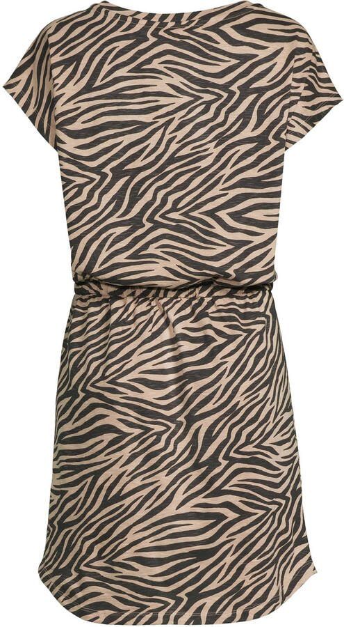 BEACHWAVE strandjurk beige zwart - Foto 3