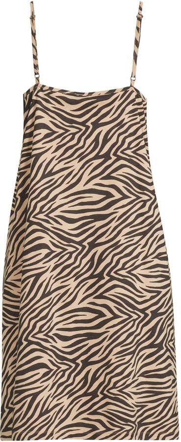 BEACHWAVE strandjurk beige zwart - Foto 3