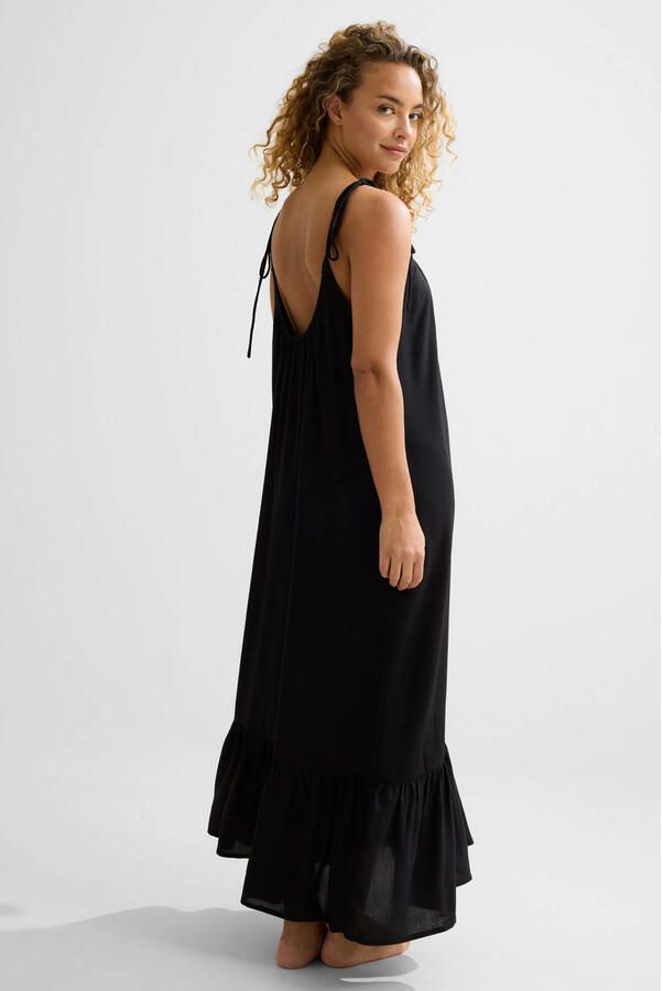 BEACHWAVE strandjurk zwart - Foto 2