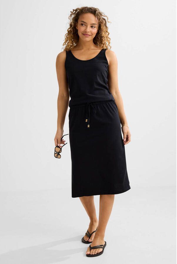 BEACHWAVE strandjurk zwart