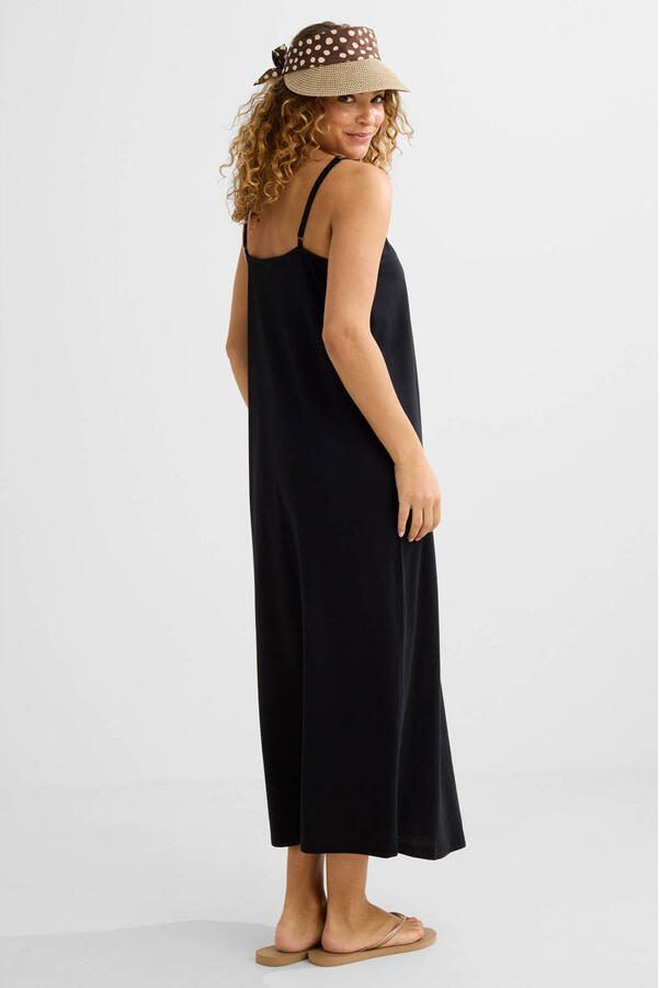 BEACHWAVE strandjurk zwart - Foto 2
