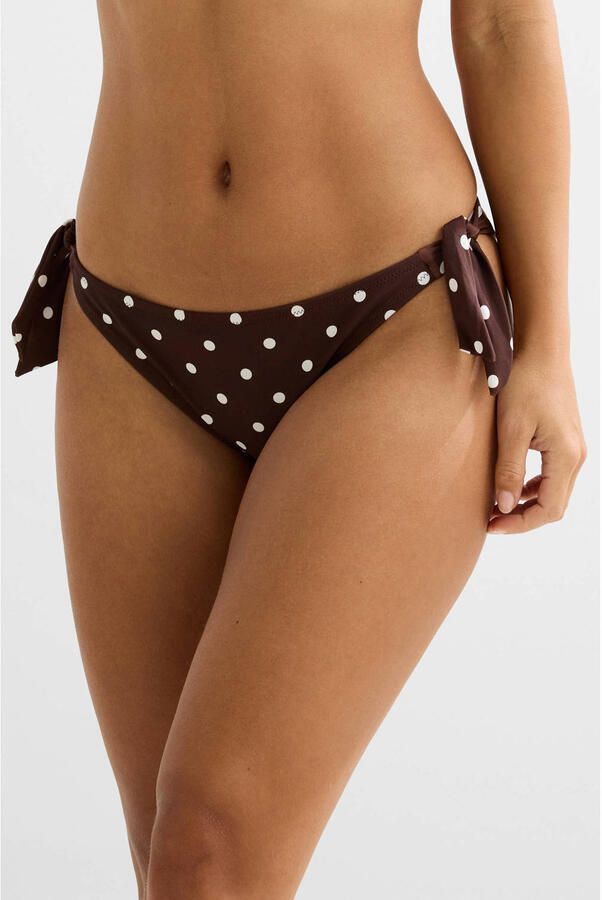 BEACHWAVE strik bikinibroekje bruin - Foto 2