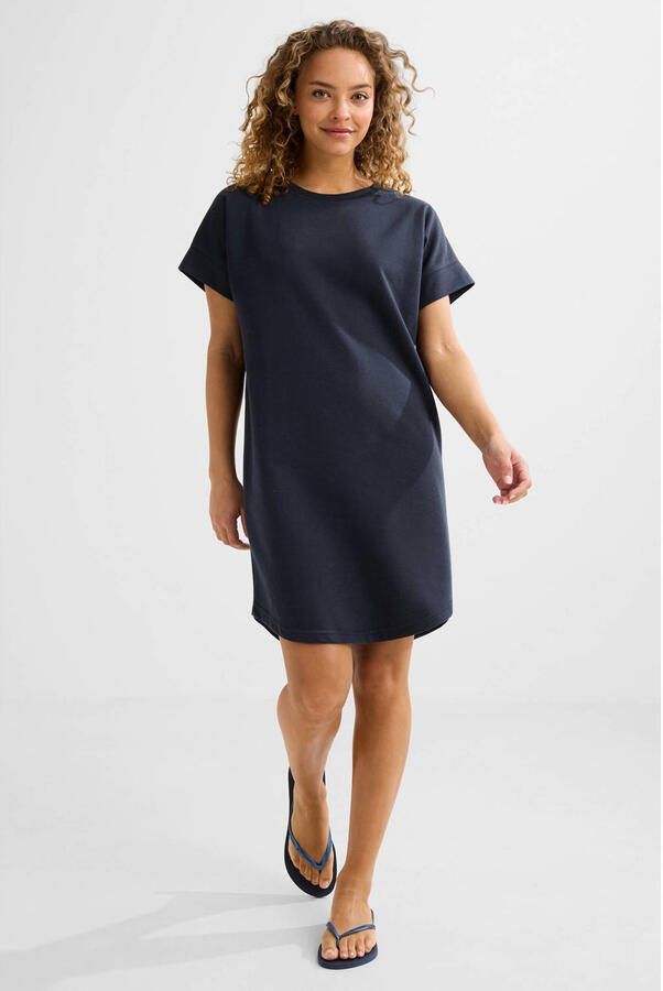 BEACHWAVE sweatjurk donkerblauw