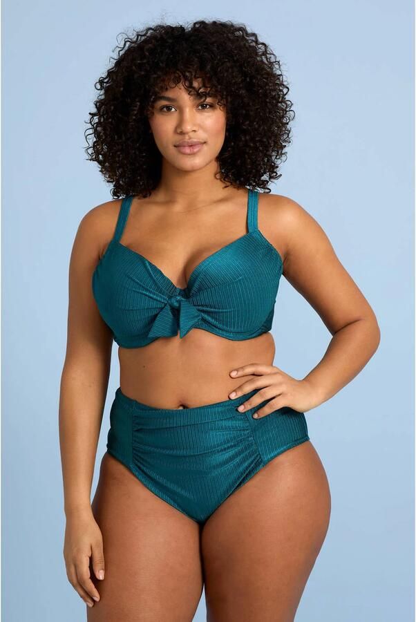 BEACHWAVE Curve bikinislip petrol - Foto 3