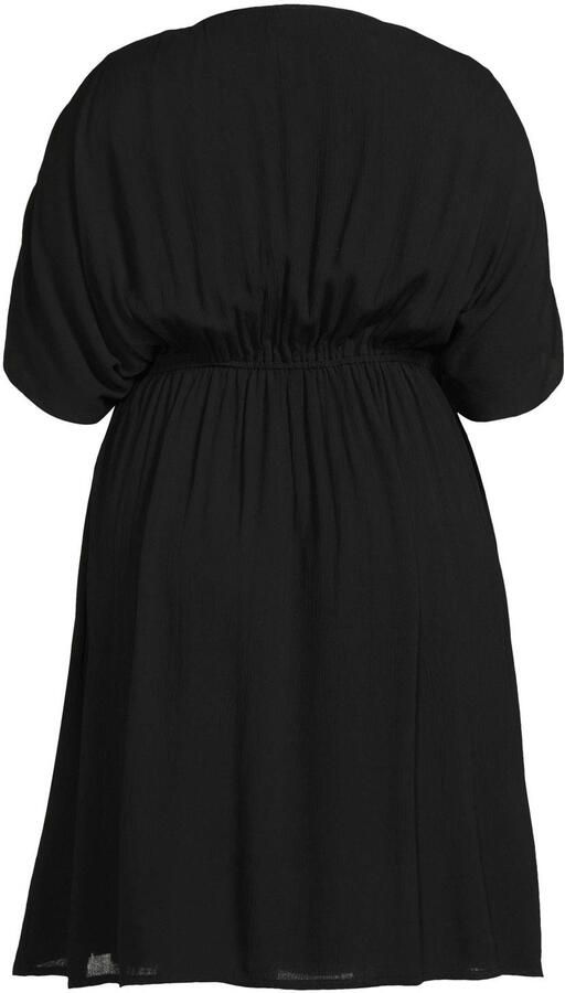 BEACHWAVE Curve crinkle strandjurk zwart - Foto 3