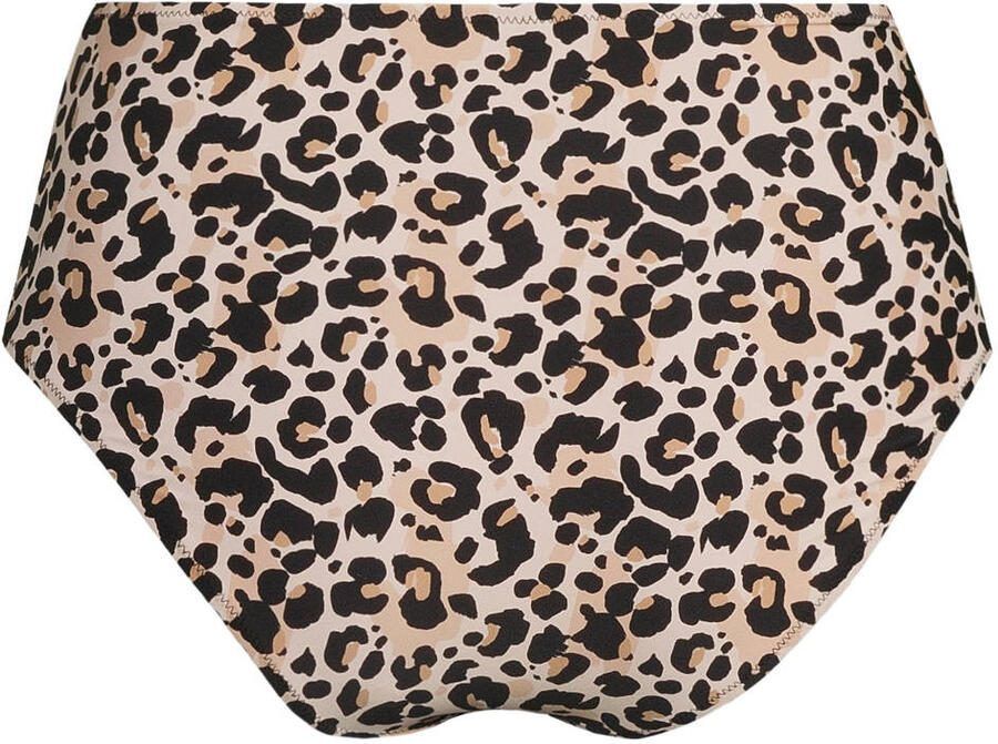 BEACHWAVE Curve high waist bikinibroekje beige zwart - Foto 2