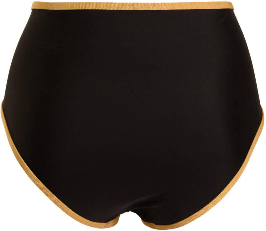 BEACHWAVE Curve high waist bikinibroekje zwart