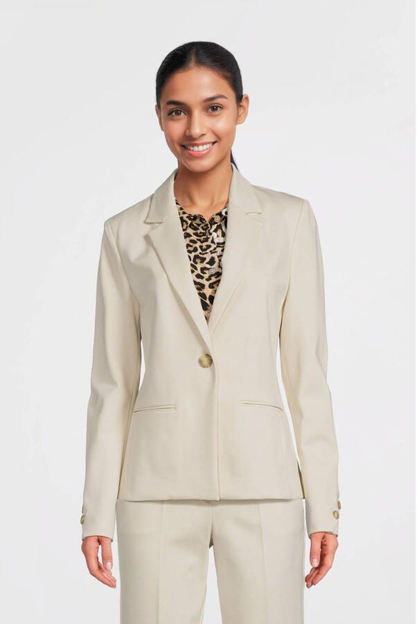 Beaumont regular blazer beige - Foto 3