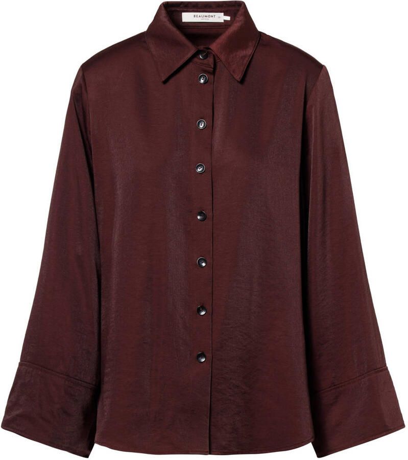 BEAUMONT Dames Blouses Sem Blouse Bordeaux - Foto 5