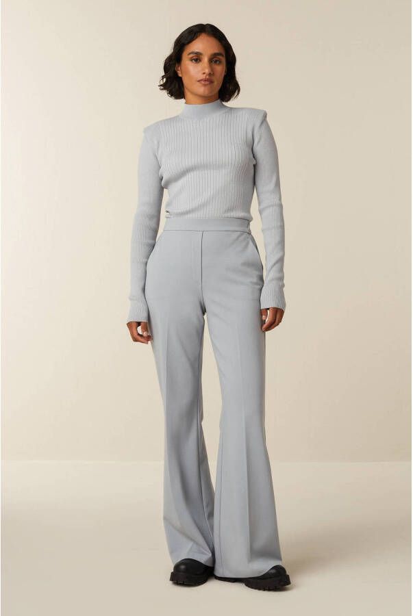Beaumont flared broek Hope lichtblauw