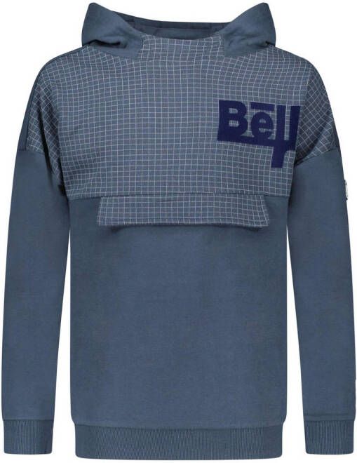 Bellaire hoodie met logo blauw
