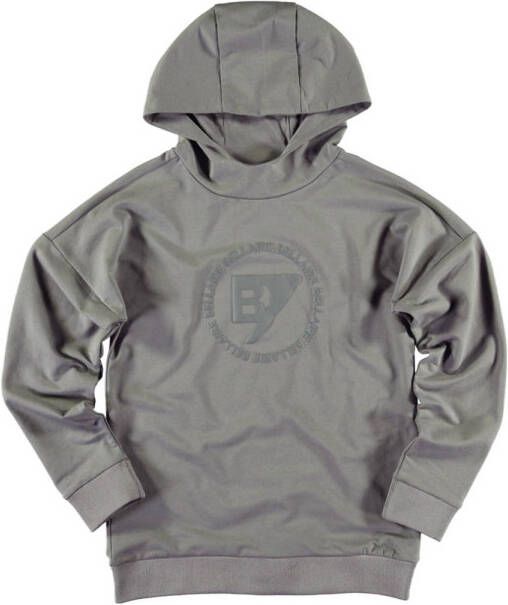 Bellaire hoodie met logo grijs Sweater Logo 122 128