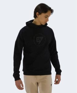 Bellaire hoodie met logo zwart