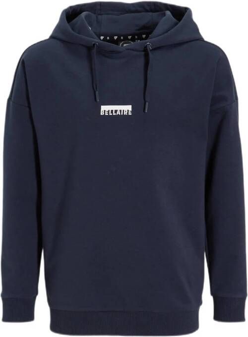 Bellaire hoodie met printopdruk donkerblauw Sweater Printopdruk 122 128