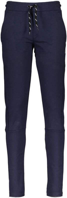 Bellaire slim fit joggingbroek donkerblauw Jongens Sweat Effen 110-116
