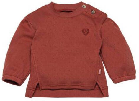 BESS baby sweater rood Meisjes Katoen Ronde hals 56