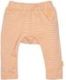 BESS baby gestreepte regular fit legging oranje lichtgeel Meisjes Stretchkatoen 50 - Thumbnail 1