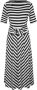 Betty Barclay Midi-jurk met streepmotief en strikceintuur - Thumbnail 1