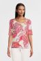 Betty Barclay top met paisleyprint beige roze - Thumbnail 1