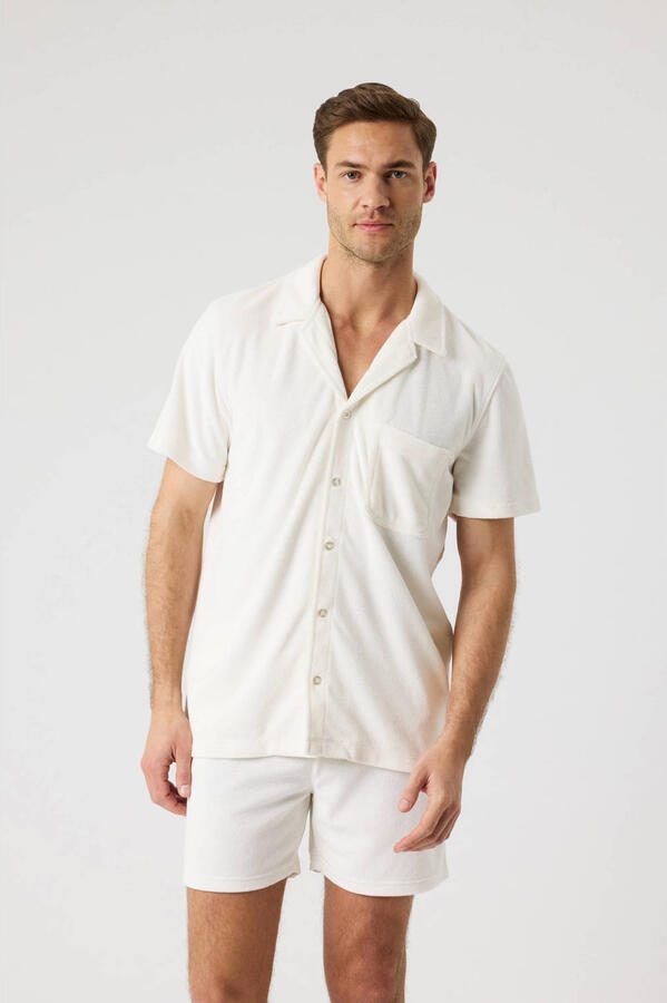 Björn Borg badstof strandshirt ecru