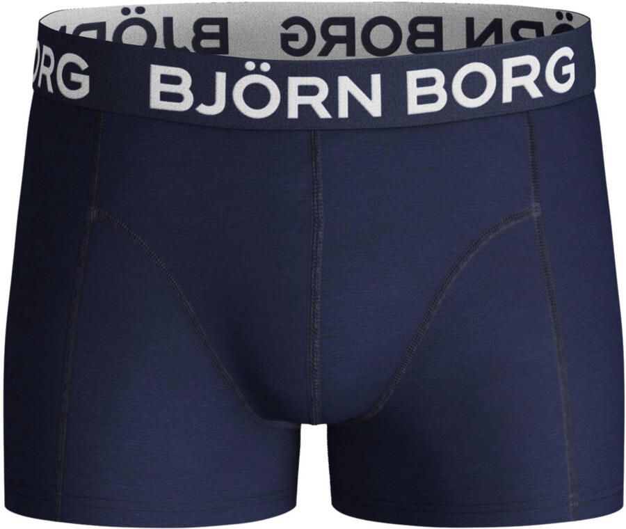 Björn Borg boxershort donkerblauw multicolor (set van 5) - Foto 2