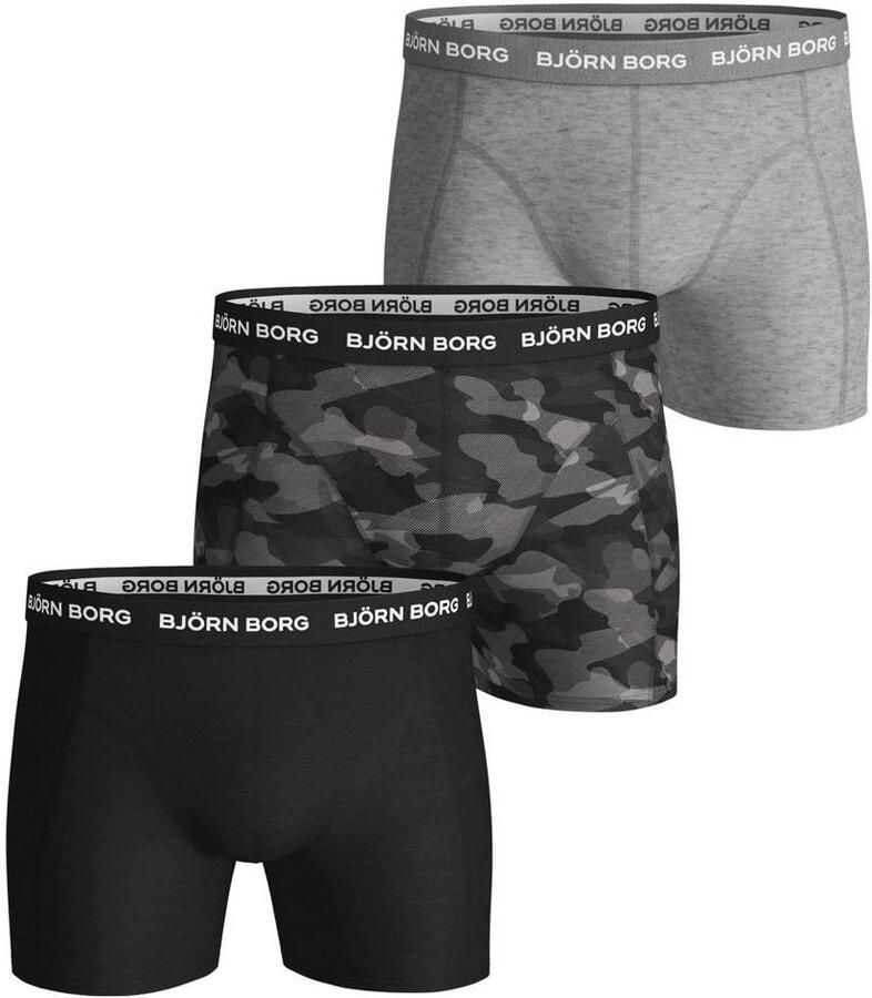 Bjorn Borg Björn Borg Cotton Stretch Boxershorts Heren (3-pack) - Foto 3