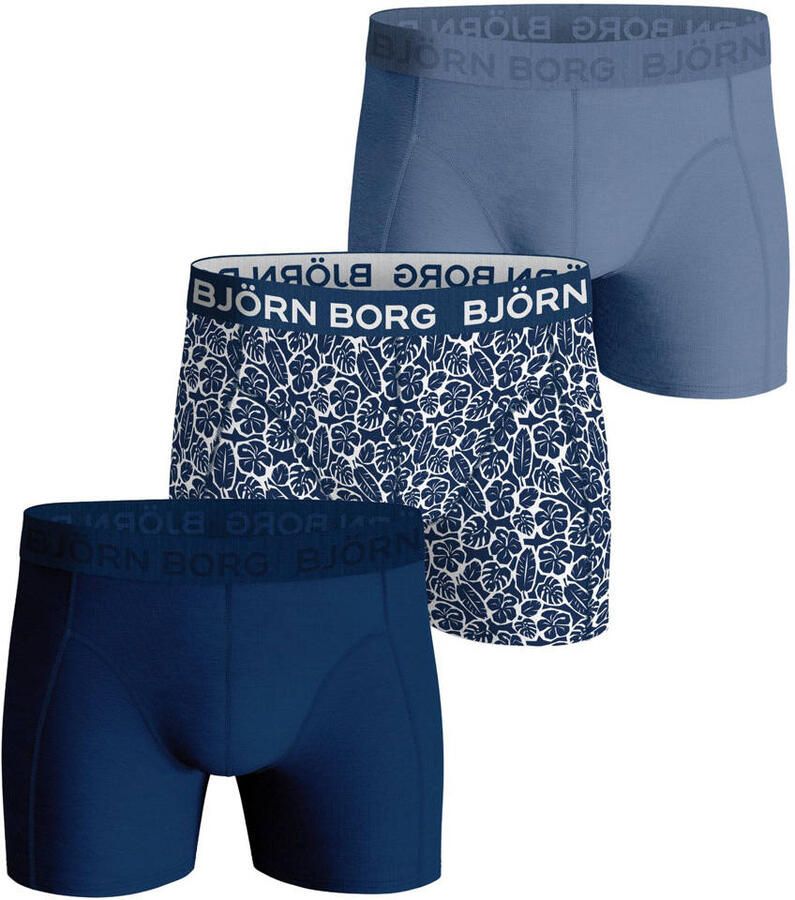 Björn Borg Boxers 3Pack Stretch Blauw - Foto 2