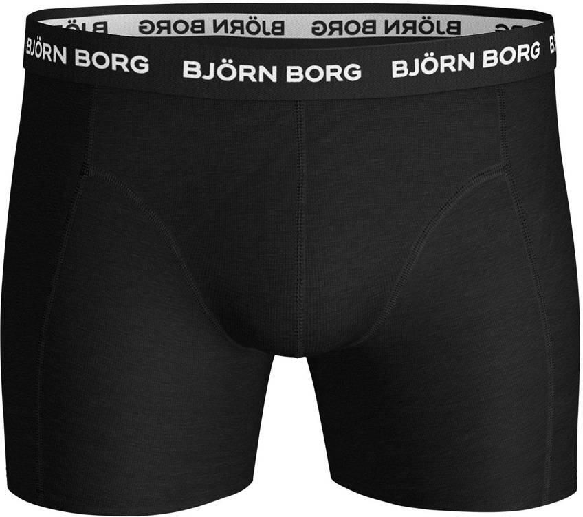 Björn Borg Boxers Cotton Stretch Boxers 3Pack Zwart
