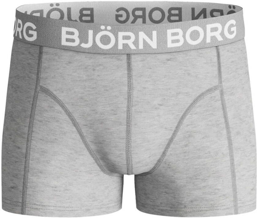 Björn Borg boxershort set van 5 blauw zwart grijs Jongens Stretchkatoen 122-128 - Foto 3