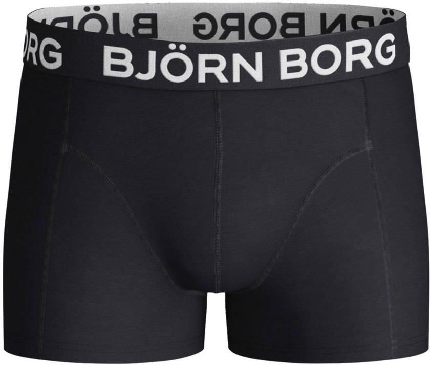 Björn Borg boxershort set van 5 blauw zwart grijs Jongens Stretchkatoen 122-128 - Foto 2