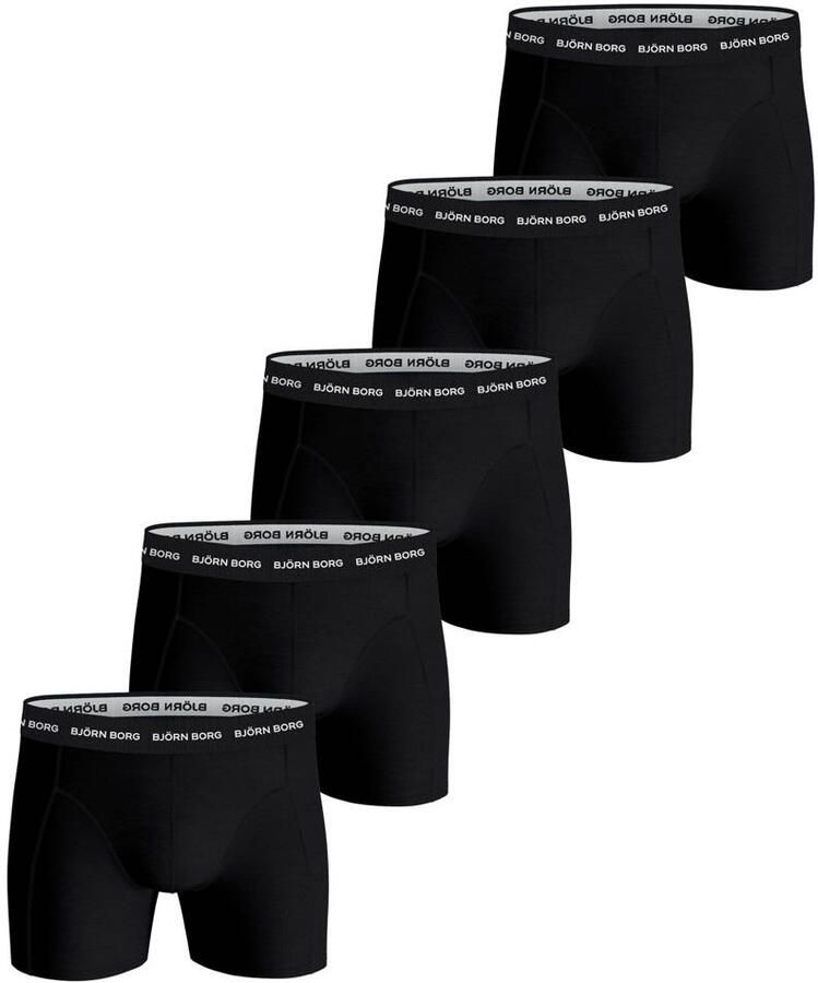 Björn Borg Cotton Stretch Boxershorts Heren (5-pack)