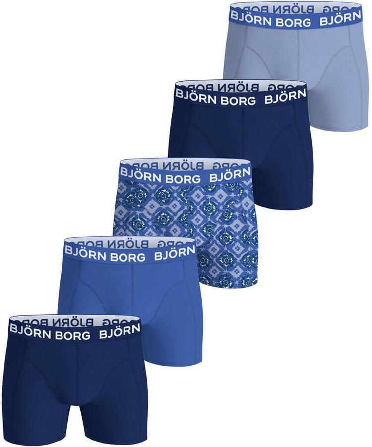 Björn Borg Boxers Cotton Stretch 5-Pack Multicolour