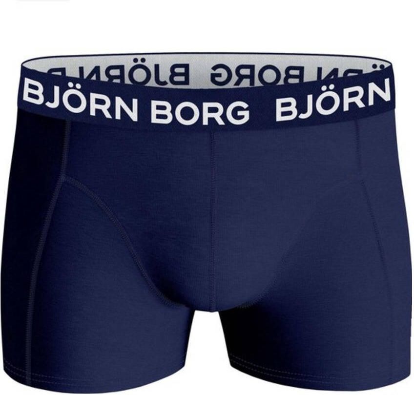 Björn Borg boxershort set van 7 donkerblauw grijs lichtblauw - Foto 2